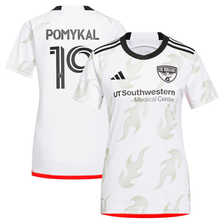 Paxton Pomykal FC Dallas adidas Women's 2023 Burn Baby Burn Player Jersey - White