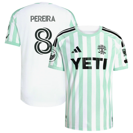 Daniel Pereira Austin FC 2026 The Rooted Kit On-Field Patch Jersey - White