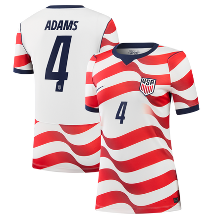 Tyler Adams USMNT Nike Women's 2026 Home Stadium Jersey - White