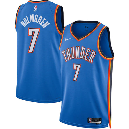 Chet Holmgren Oklahoma City Thunder Unisex 2022 NBA Draft First Round Pick Player - Icon Edition - Blue