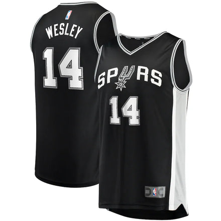 Blake Wesley San Antonio Spurs Fanatics Fast Break Player Jersey - Icon Edition - Black
