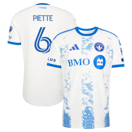 Samuel Piette CF Montreal 2026 The Procure Jersey On-Field Patch Jersey - White