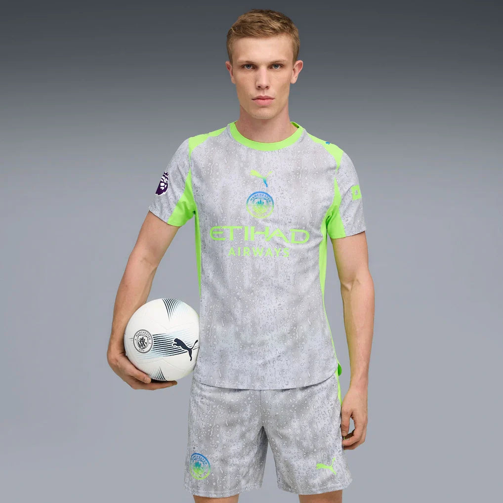 Manchester City 2025/26 Third - Green/Neon Green