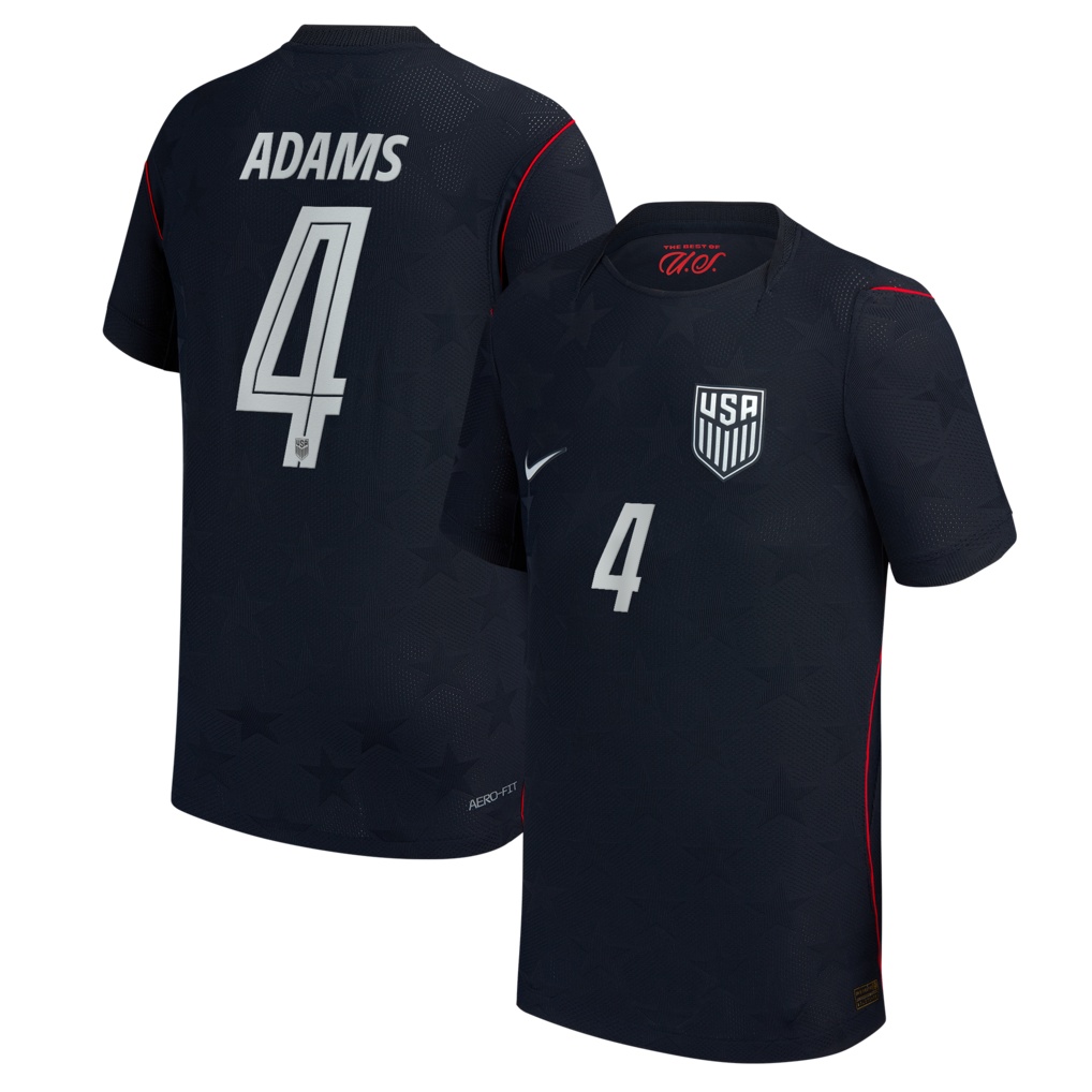 Tyler Adams USMNT Youth 2026 Away Match - Blue