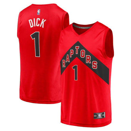 Gradey Dick Toronto Raptors Player Jersey - Icon Edition - Red