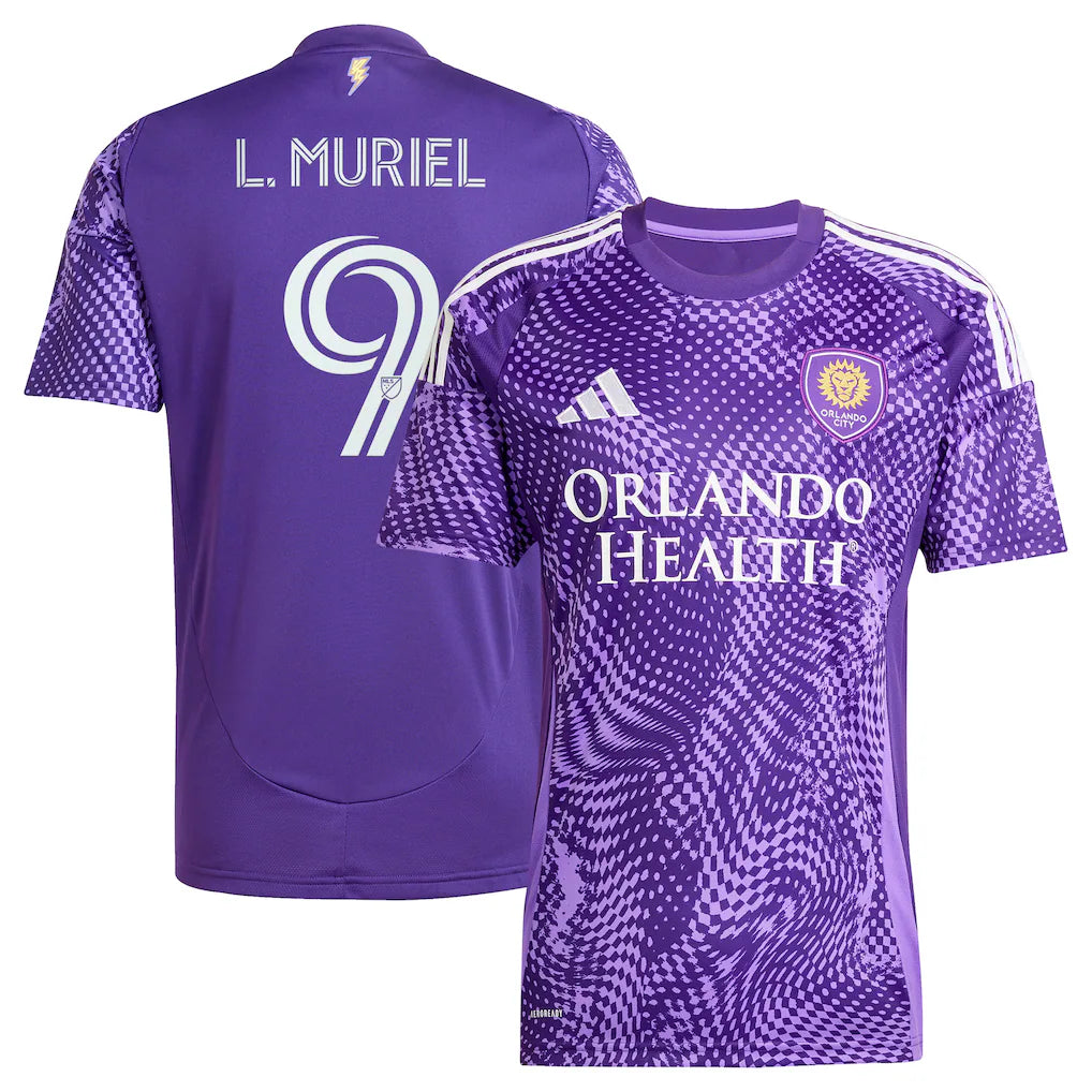 Luis Muriel Orlando City SC adidas 2025 Perfect Storm Player Jersey - Purple