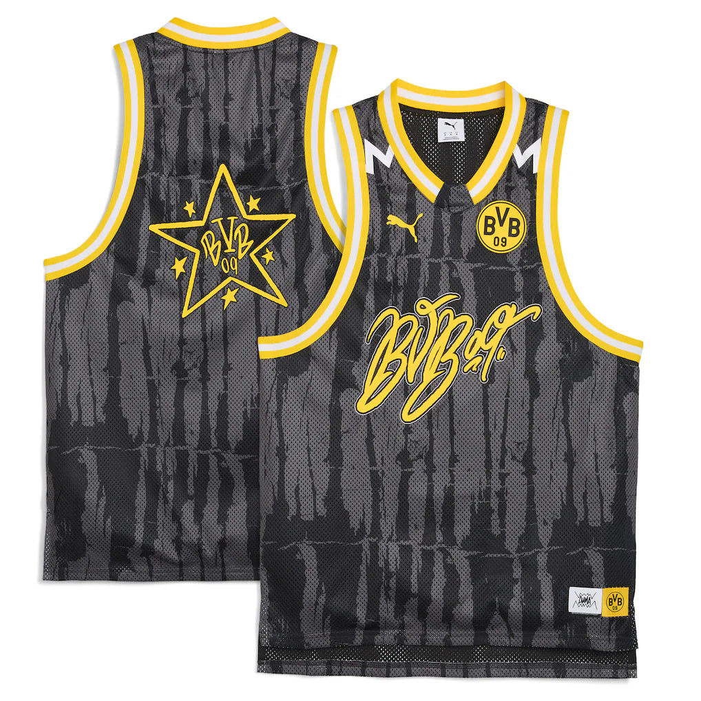 Borussia Dortmund 2025 FIFA Club World Cup dryCELL Basketball Jersey - Black