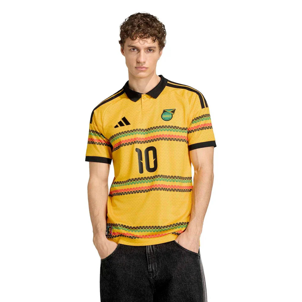 Bob Marley Jamaica National Team adidas 2026 Home Jersey - Yellow