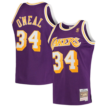 Shaquille O'Neal Los Angeles Lakers Hardwood Classics - Purple