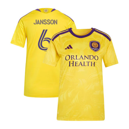 Robin Jansson Orlando City SC adidas Women's 2026 Sunken Treasure Kit Jersey - Gold