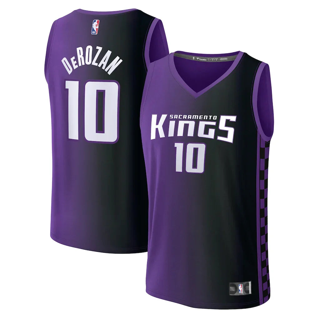 DeMar DeRozan Sacramento Kings Fanatics Fast Break Jersey - Statement Edition - Purple