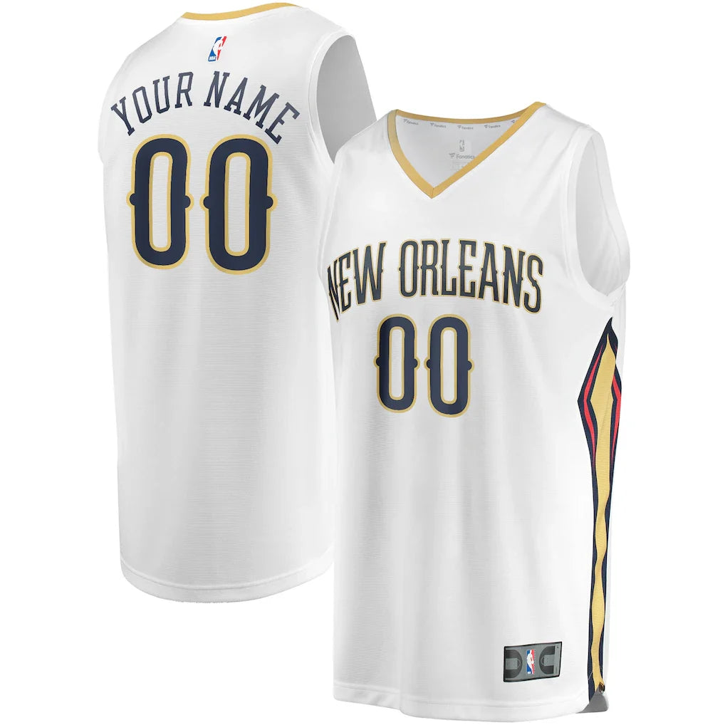 New Orleans Pelicans Unisex Custom Jersey - Association Edition - White