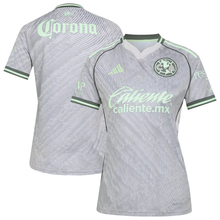 Club America adidas Women's Third 2025/26 Jersey - Gray