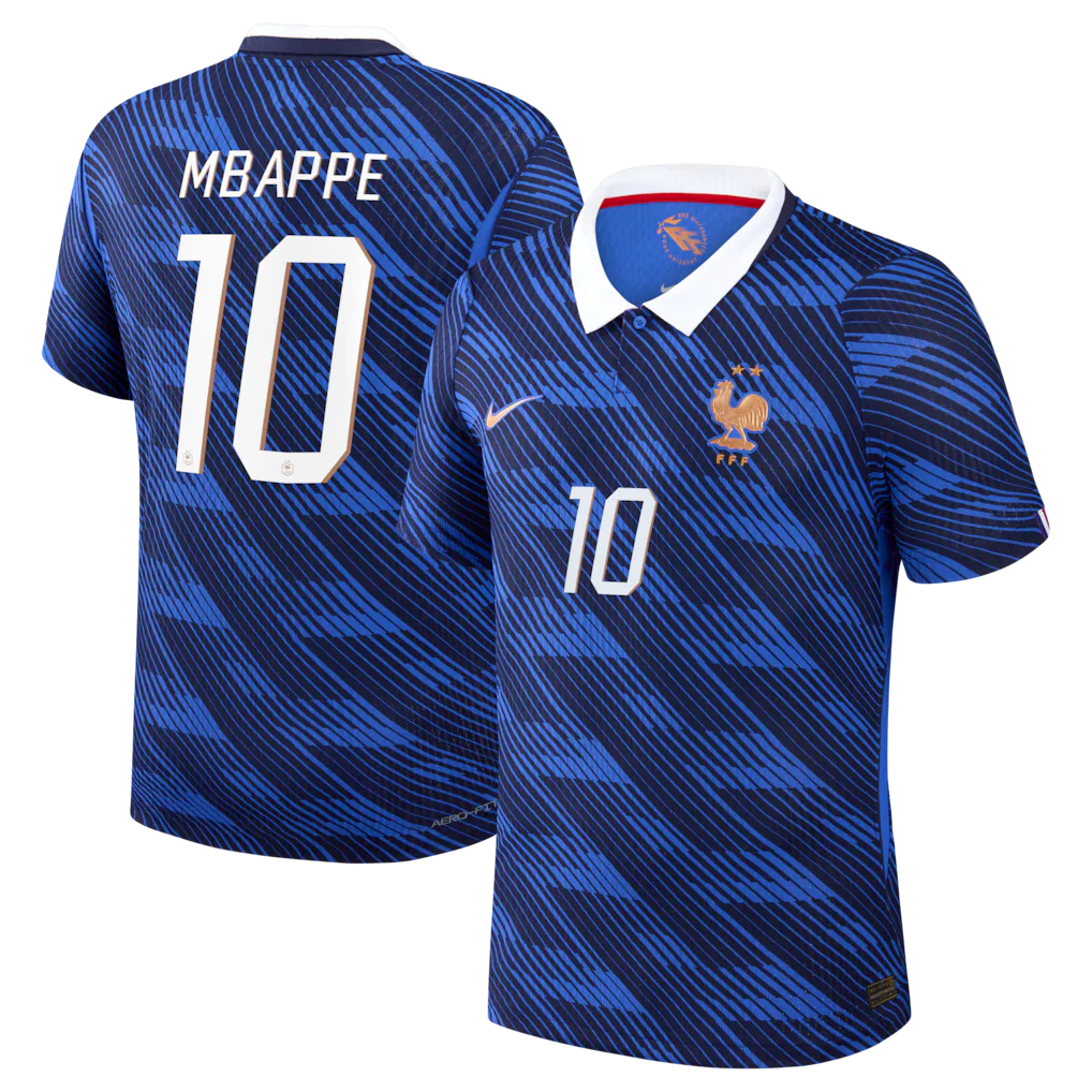 Kylian Mbappé France National Team 2026 Home Match - Blue