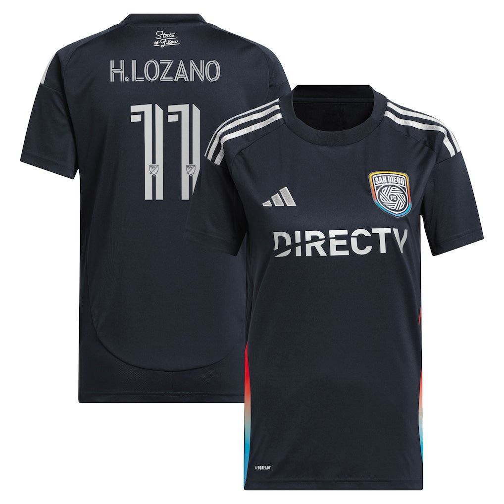 Hirving Lozano San Diego FC adidas Women's 2025 State of Flow Player Jersey - Navy