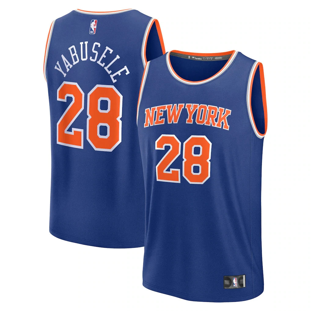 Guerschon Yabusele New York Knicks Fanatics Fast Break Player Jersey - Icon Edition - Blue