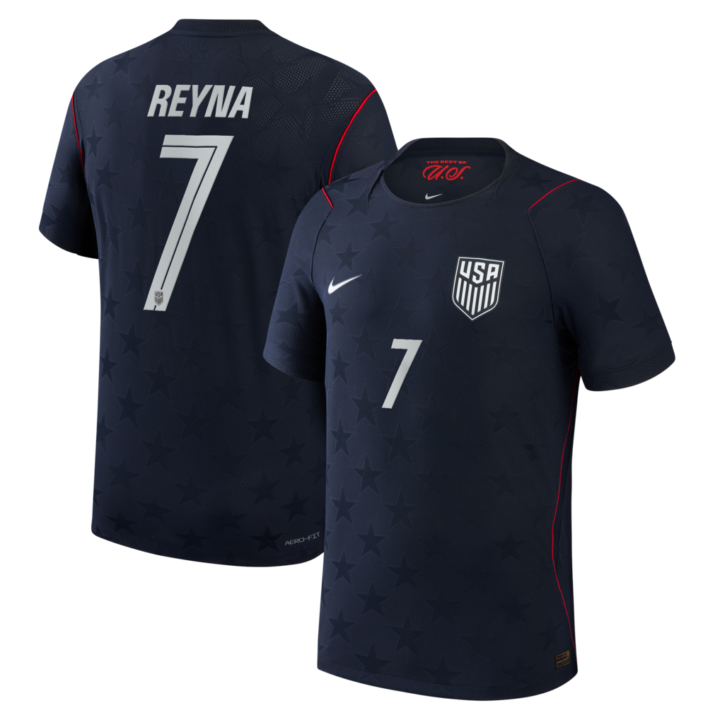 Giovanni Reyna USMNT 2026 Away Match - Blue