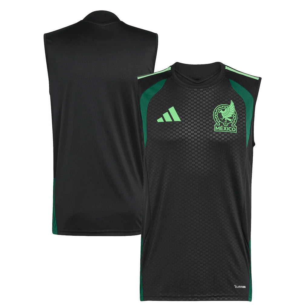 Mexico National Team 2026 Home Sleeveless Training Jersey - Black