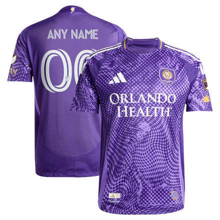 Orlando City SC 2025 Perfect Storm On-Field Patch Custom Jersey - Purple