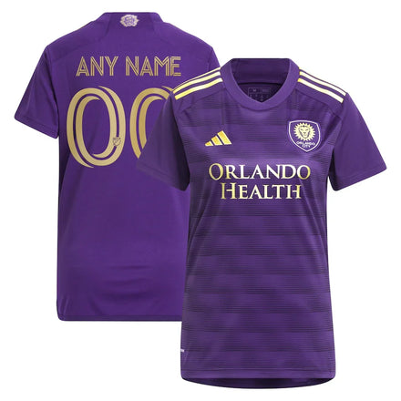 Orlando City SC adidas Women's 2023 The Wall Kit Custom Jersey - Purple