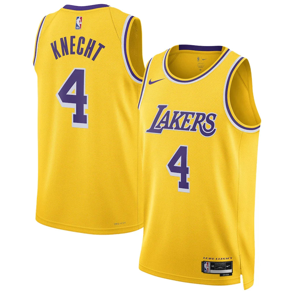 Dalton Knecht Los Angeles Lakers Unisex - Gold
