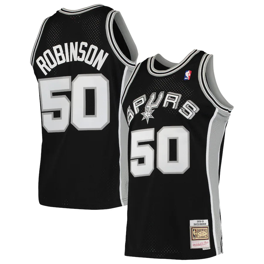David Robinson San Antonio Spurs 1991/92 Hardwood Classics - Black