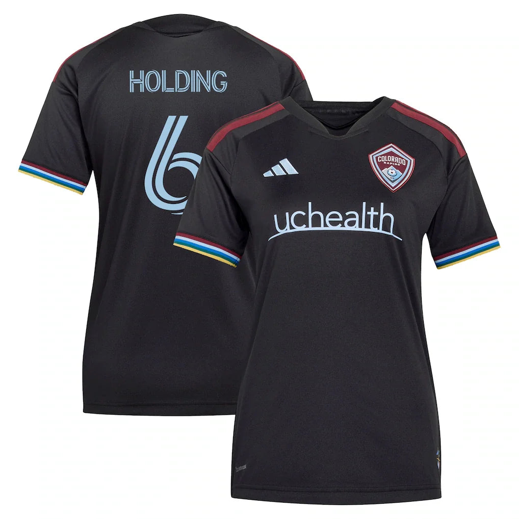 Rob Holding Colorado Rapids adidas Women's 2026 Colorful Colorado Jersey - Black