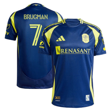 Gastón Brugman Nashville SC 2025 The Heart Of Nashville Kit Player Jersey - Navy