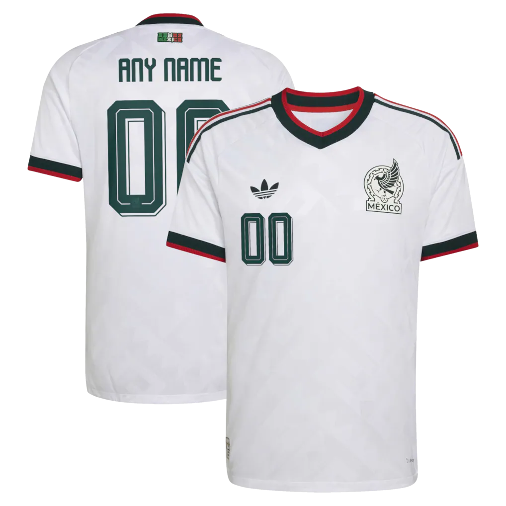 Mexico National Team 2026 Away On-Field Custom Jersey - White