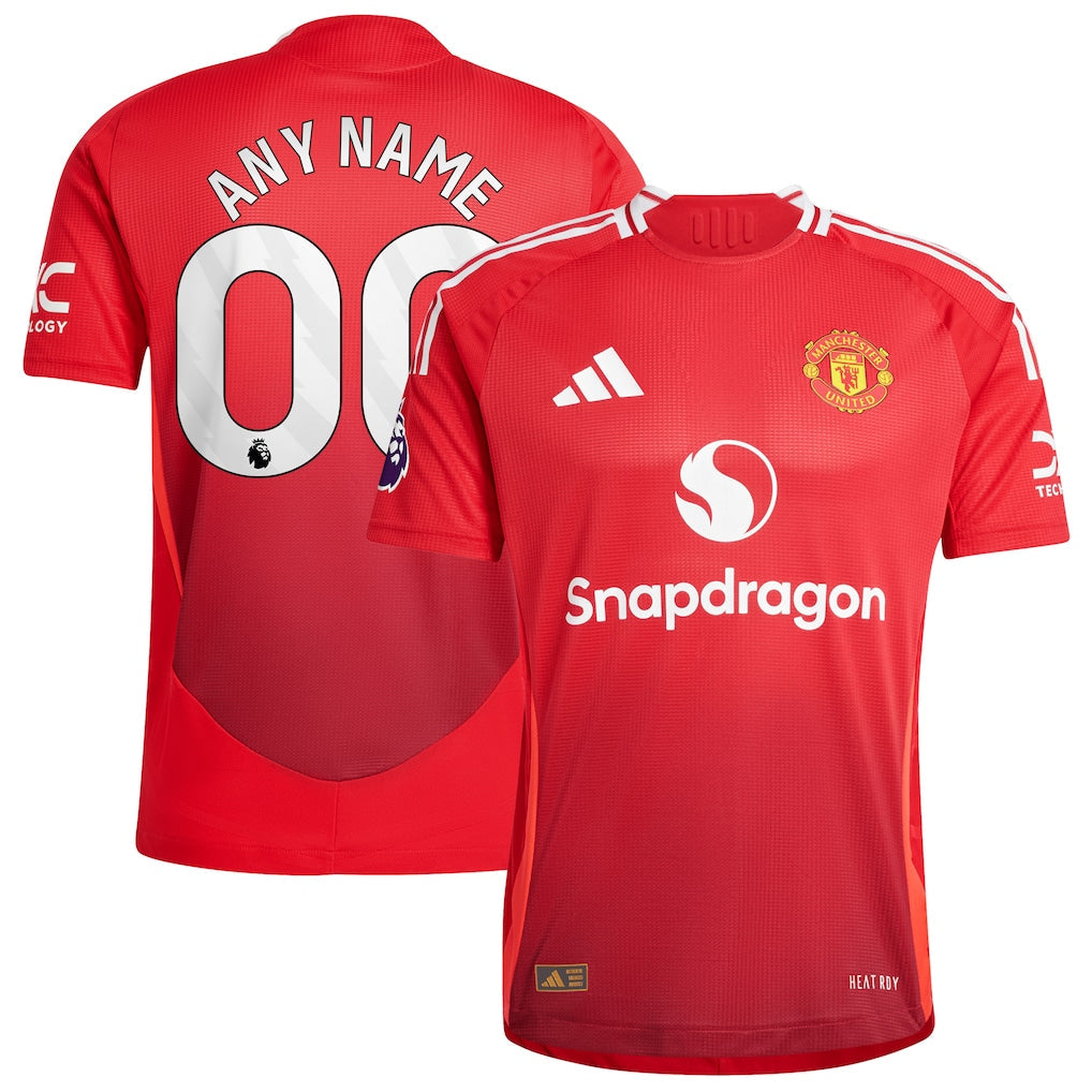 Manchester United 2024/25 Home Custom Jersey - Red