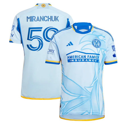 Aleksei Miranchuk Atlanta United FC 2024 The Resurgens Kit Player Jersey - Light Blue