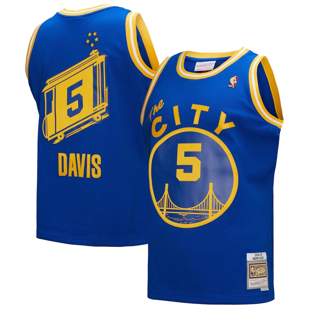 Baron Davis Golden State Warriors Hardwood Classics 2004/05 - Royal