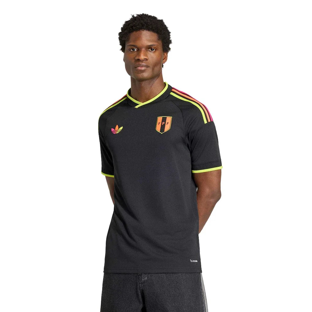 Peru National Team adidas 2026 Away Jersey - Black