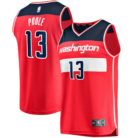 Poole Washington Wizards Player Jersey - Icon Edition - Red