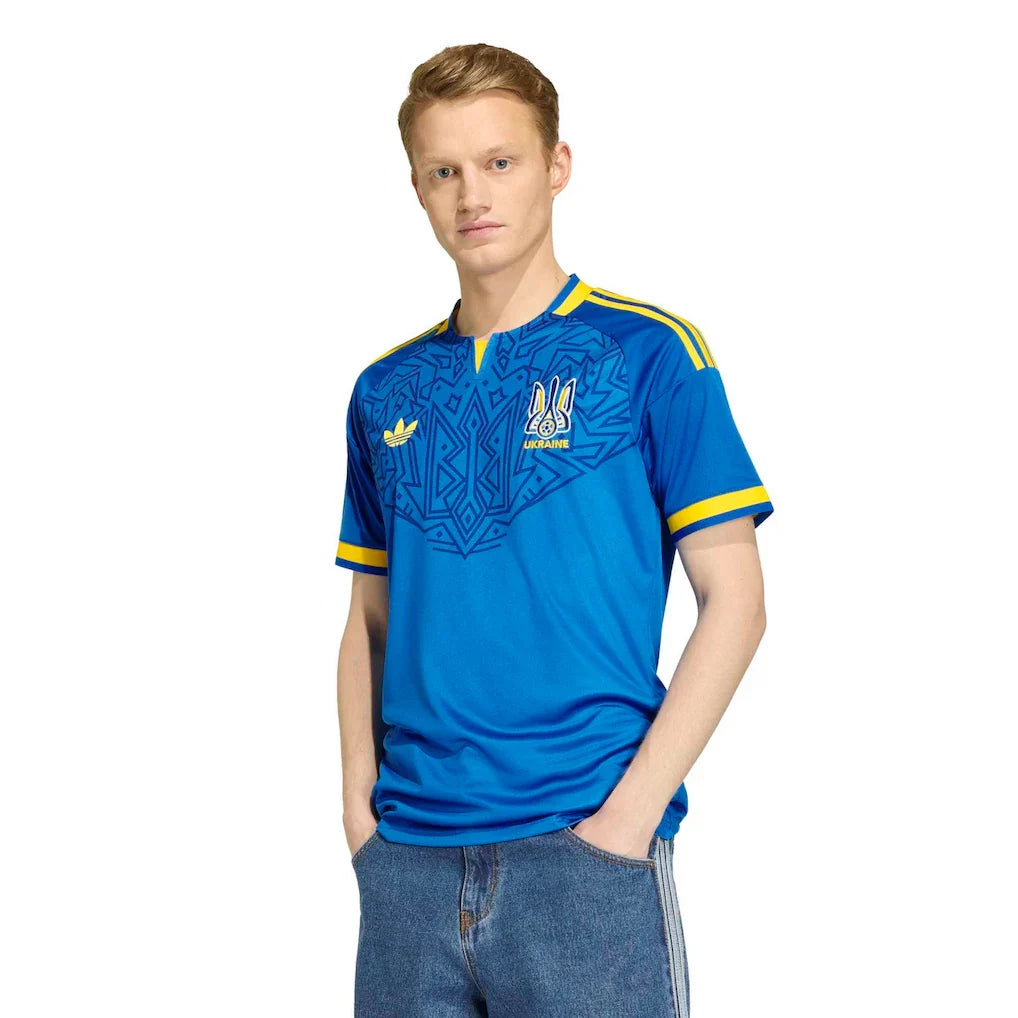 Ukraine National Team adidas 2026 Away Jersey - Blue
