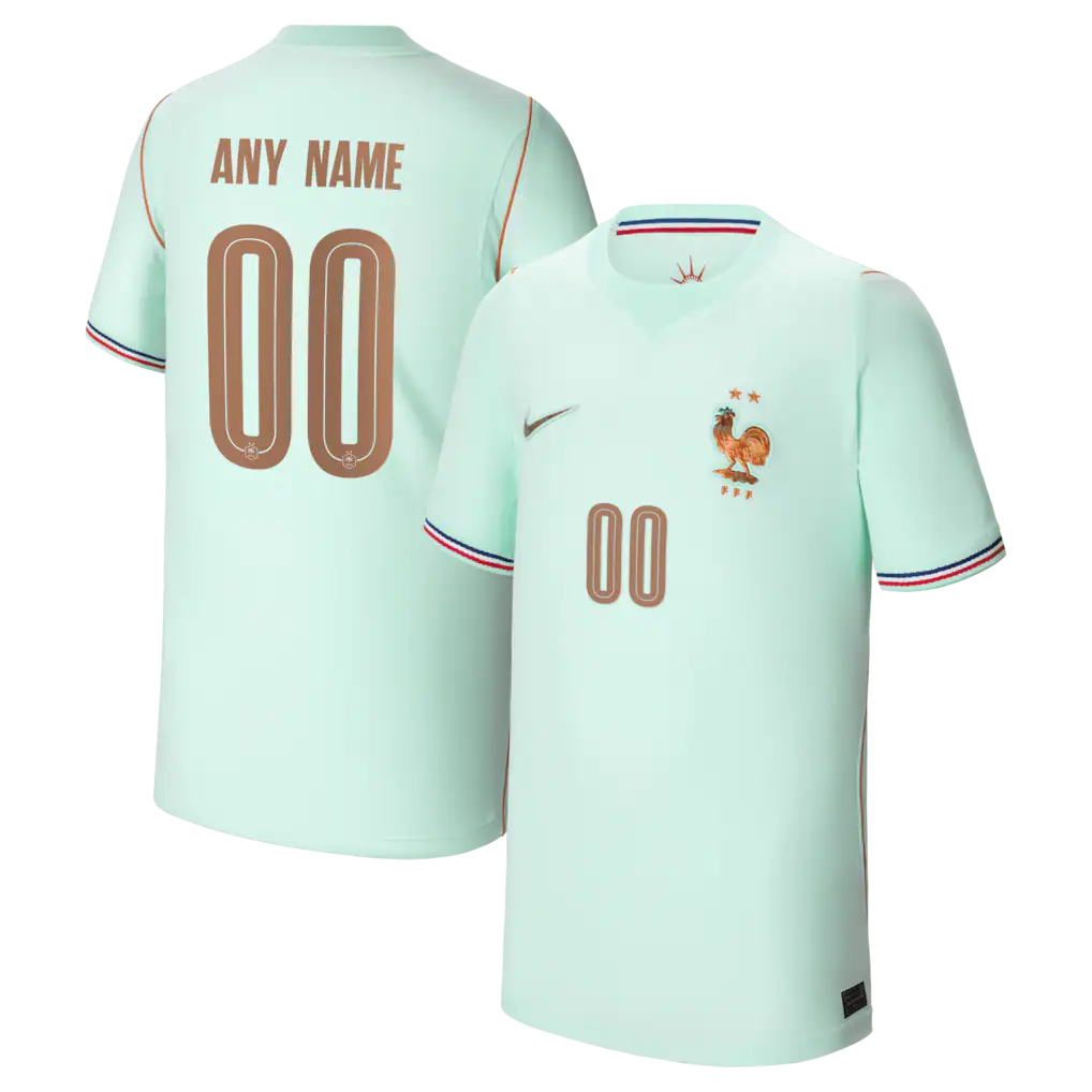 France National Team Nike Youth 2026 Away Stadium Custom Jersey - Green