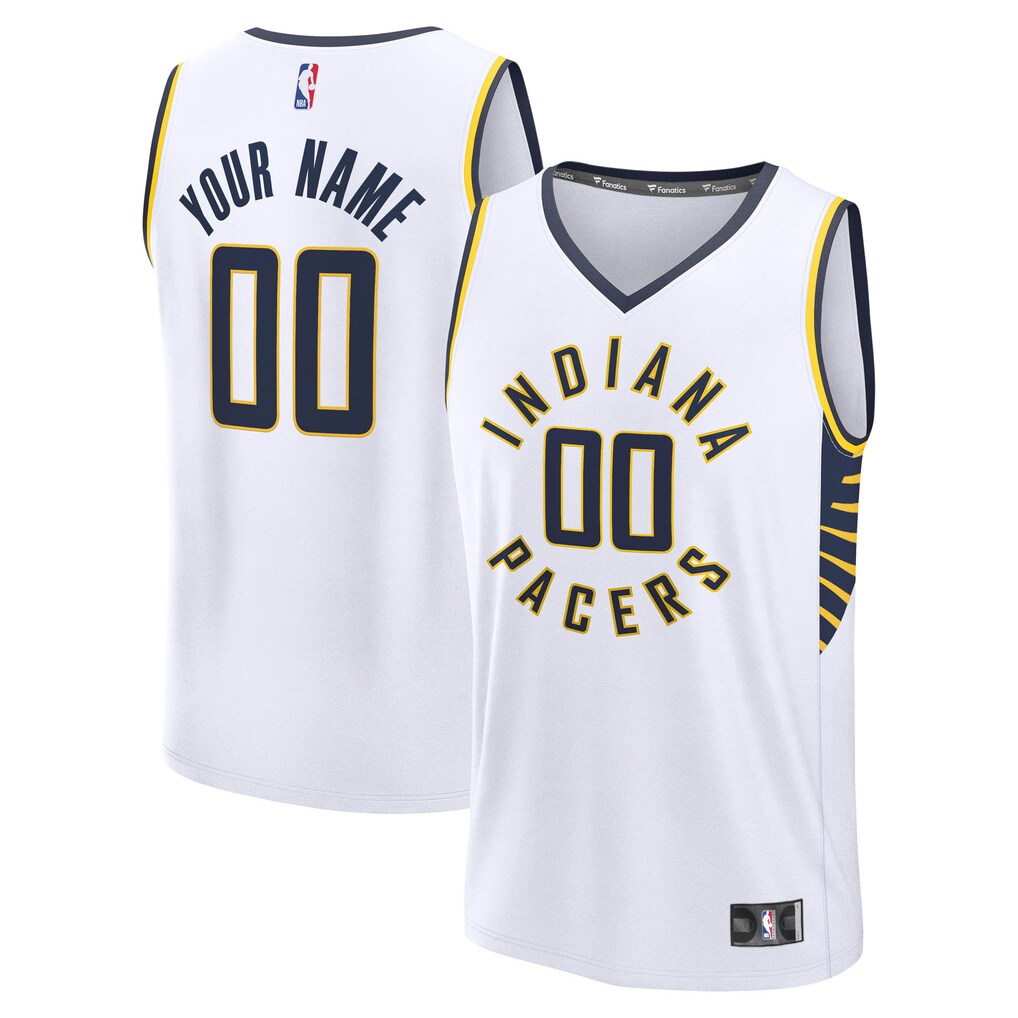 Indiana Pacers Custom Jersey - Icon Edition - White