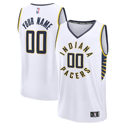 Indiana Pacers Custom Jersey - Icon Edition - White