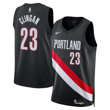 Donovan Clingan Portland Trail Blazers Unisex - Icon Edition - Black