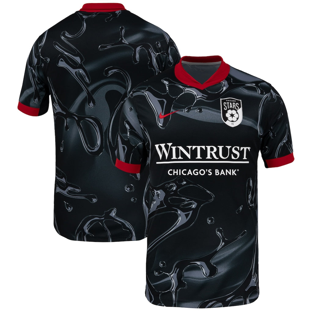 Chicago Stars FC Nike 2025 Secondary Stadium Jersey - Black