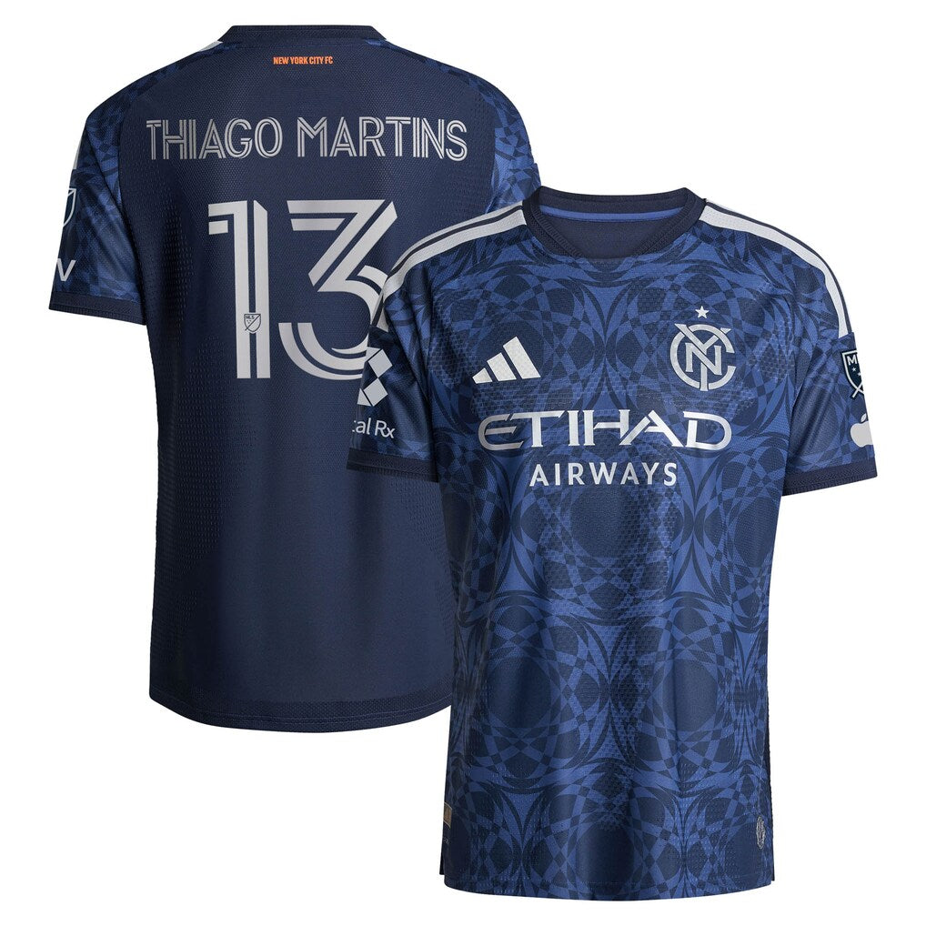 Thiago Martins New York City FC 2026 The All Nations Kit On-Field Patch Jersey - Blue