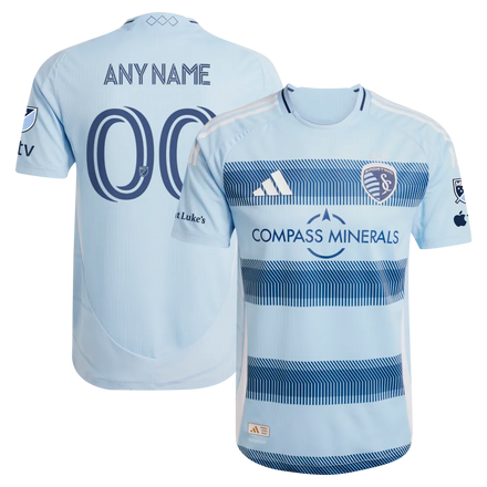 Sporting Kansas City 2025 One KC On-Field Custom Jersey - Light Blue