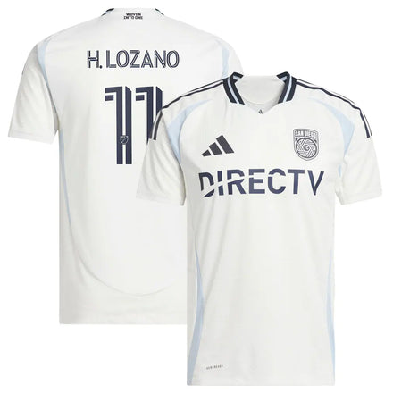 Hirving Lozano adidas 2025 Woven Into One Player Jersey - White