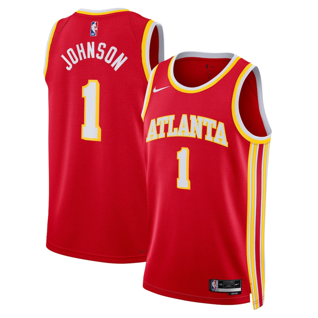 Jalen Johnson Atlanta Hawks Unisex - Icon Edition - Red
