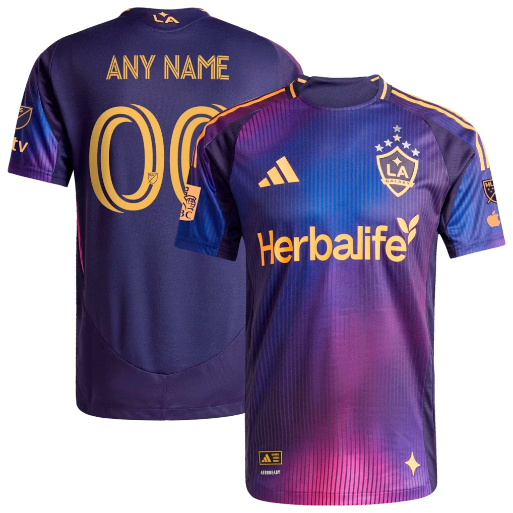 LA Galaxy 2025 RIZON On-Field Patch Custom Jersey - Navy