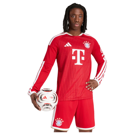 Bayern Munich adidas 2026/27 Home Long Sleeve Jersey - Red