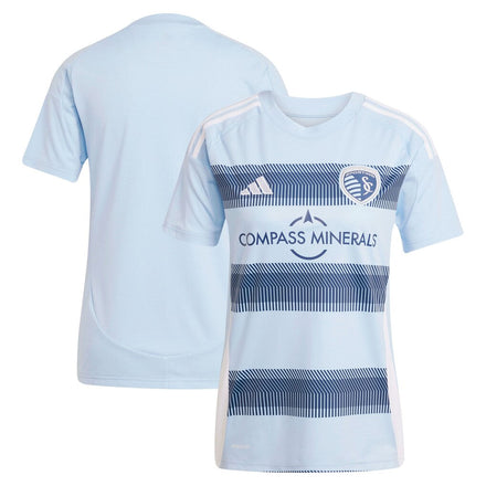 Sporting Kansas City adidas Women's 2025 One KC Jersey - Light Blue