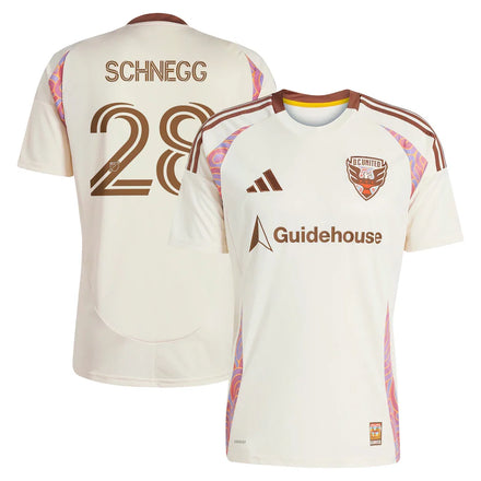 David Schnegg D.C. United adidas 2025 The Soul Kit Player Jersey - Natural