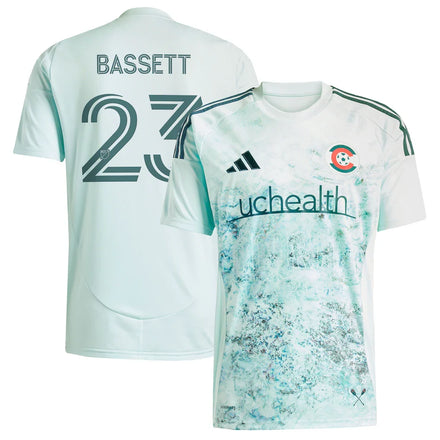 Cole Bassett Colorado Rapids adidas 2025 Headwaters Player Jersey - Green