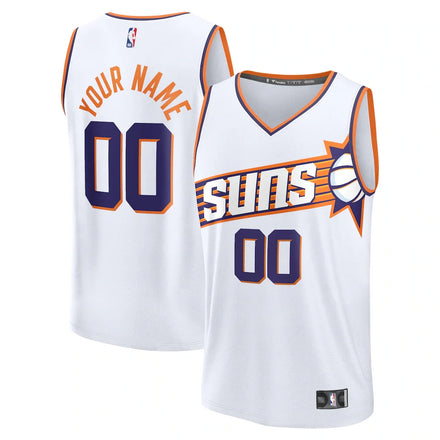Phoenix Suns Custom Jersey - Association Edition - White